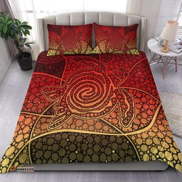 Turtle Bedding Set Aboriginal Red Style