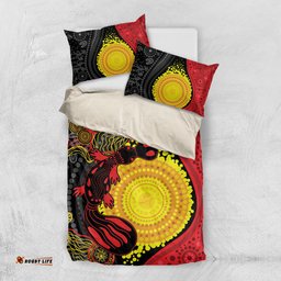 Platypus Aboriginal Art Style Bedding Set
