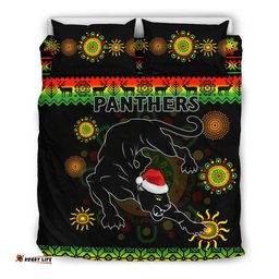 Penrith Panthers Christmas Bedding Set Indigenous