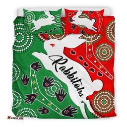 Rabbitohs Forever Bedding Set Indigenous
