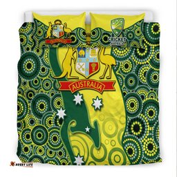 Cricket Bedding Set Australian Cricket Aboriginal Dot Patterns
