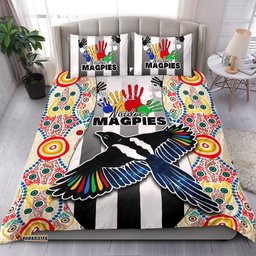 Magpies Naidoc Week Bedding Set Collingwood Modern Style