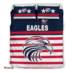 USA Rugby Bedding Set Eagles Simple Style - Navy