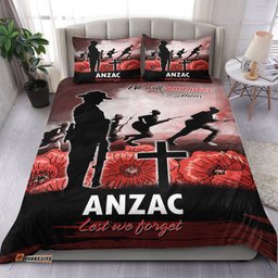 VibeHoodie Bedding Set - Anzac Day We Will Remember Them Special Version Bedding Set