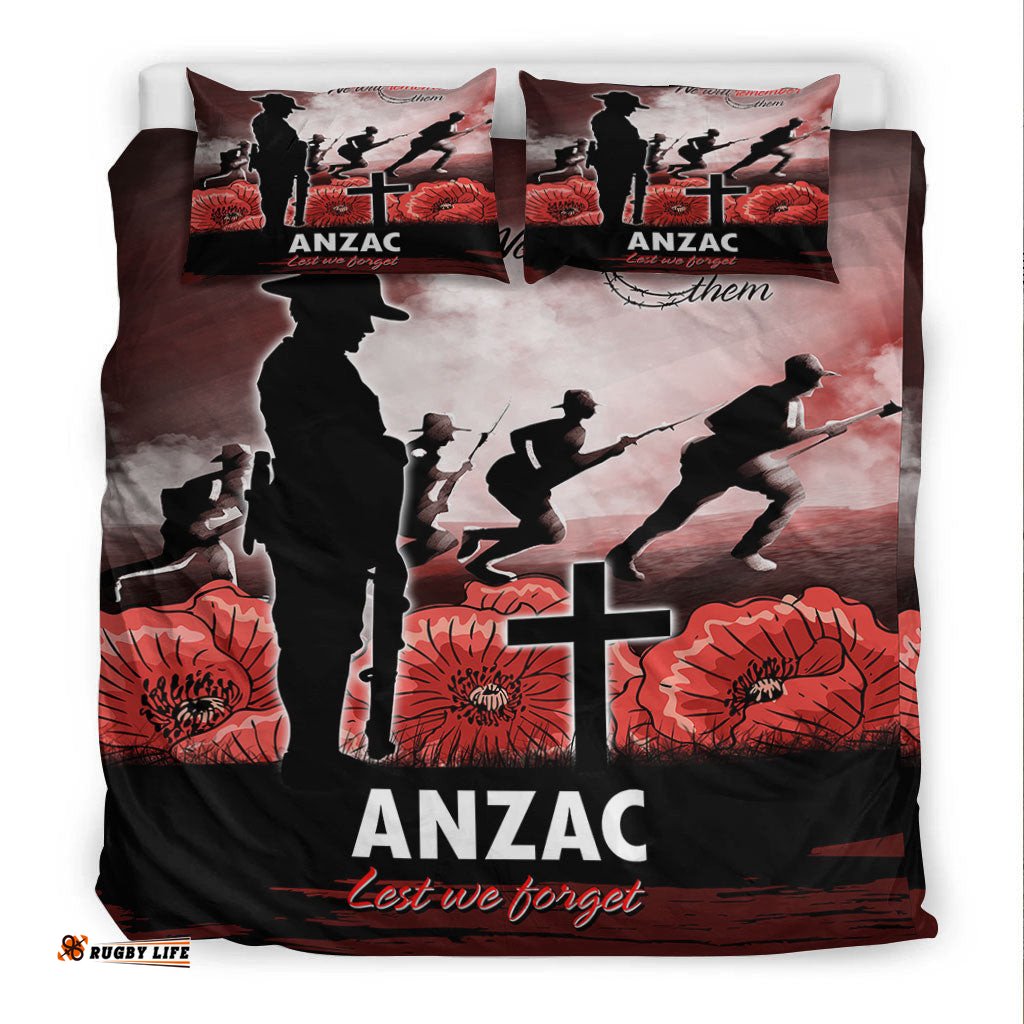 VibeHoodie Bedding Set - Anzac Day We Will Remember Them Special Version Bedding Set