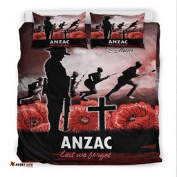VibeHoodie Bedding Set - Anzac Day We Will Remember Them Special Version Bedding Set