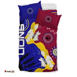 Naidoc Brisbane Lions Bedding Set Indigenous Style