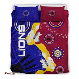 Naidoc Brisbane Lions Bedding Set Indigenous Style