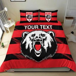 Custom Personalised The Bears Bedding Set North Sydney Bears Strong Comeback