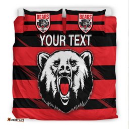 Custom Personalised The Bears Bedding Set North Sydney Bears Strong Comeback