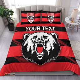 Custom Personalised The Bears Bedding Set North Sydney Bears Strong Comeback