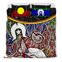 Personalised Bedding Set - Aboriginal Dot In Naidoc Week Style