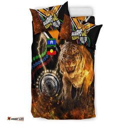 Wests Tigers Naidoc Week Bedding Set Version Aboriginal Tiger 3D