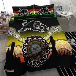 Panthers Bedding Set Go The Mighty Penrith Aboriginal