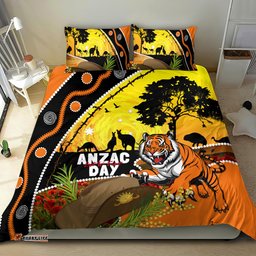 Tigers Rugby ANZAC Day Bedding Set Wests Mascot Rosemary Starry Night