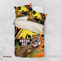 Tigers Rugby ANZAC Day Bedding Set Wests Mascot Rosemary Starry Night