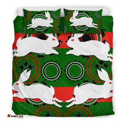 Rabbitohs Bedding Set Aboriginal Special