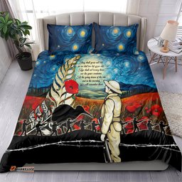 Kei Wareware Tatou New Zealand ANZAC Day Bedding Set Starry Night Inspo Style