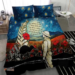 Kei Wareware Tatou New Zealand ANZAC Day Bedding Set Starry Night Inspo Style