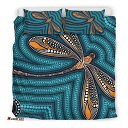 Aboriginal Bedding Set , Indigenous Dragonfly
