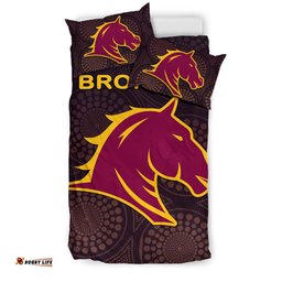 Brisbane Bedding Set Broncos Simple Indigenous