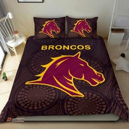 Brisbane Bedding Set Broncos Simple Indigenous
