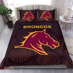 Brisbane Bedding Set Broncos Simple Indigenous