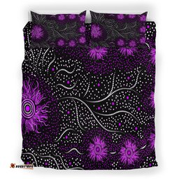 Australia Indigenous Bedding Set - Aboriginal inspired dot painting dreaming art