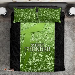 Sydney Thunder Custom Bedding Set BBL Cricket Team 2024