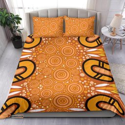 Aboriginal Bedding Set - Indigenous Art Patterns Ver03