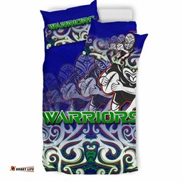 Warriors Rugby Bedding Set - Warriors Ruby Maori Patterns Bedding Set