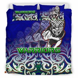 Warriors Rugby Bedding Set - Warriors Ruby Maori Patterns Bedding Set