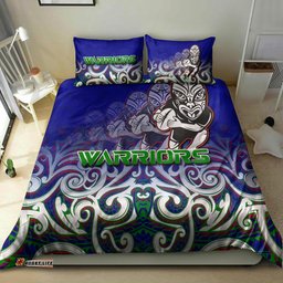 Warriors Rugby Bedding Set - Warriors Ruby Maori Patterns Bedding Set