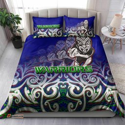 Warriors Rugby Bedding Set - Warriors Ruby Maori Patterns Bedding Set