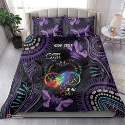Australia Aboriginal Dot Arts Bedding Set Fight Cancer In All Colors