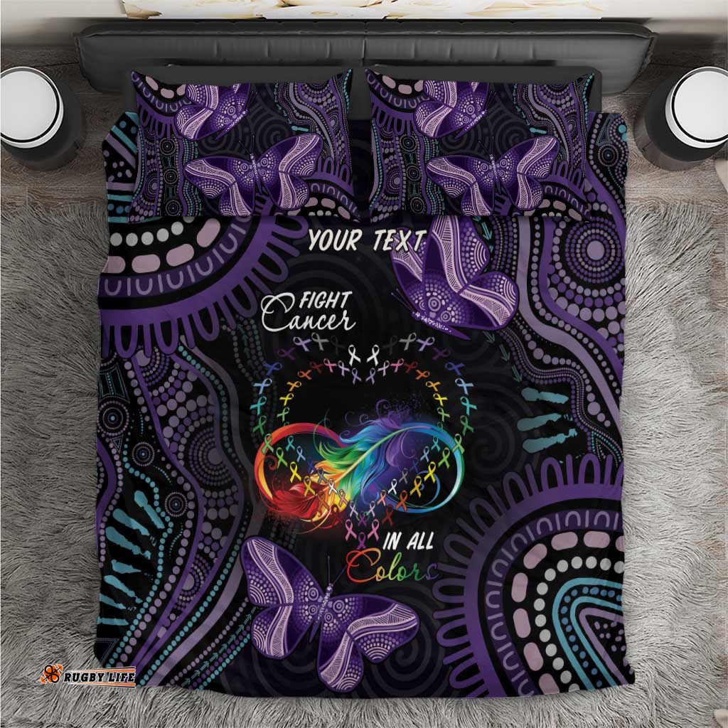 Australia Aboriginal Dot Arts Bedding Set Fight Cancer In All Colors