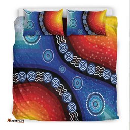 Bedding Set - Aboriginal Color Dot Painting