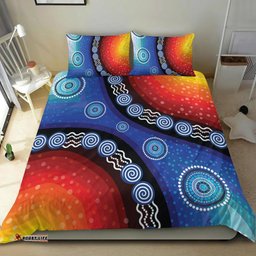 Bedding Set - Aboriginal Color Dot Painting