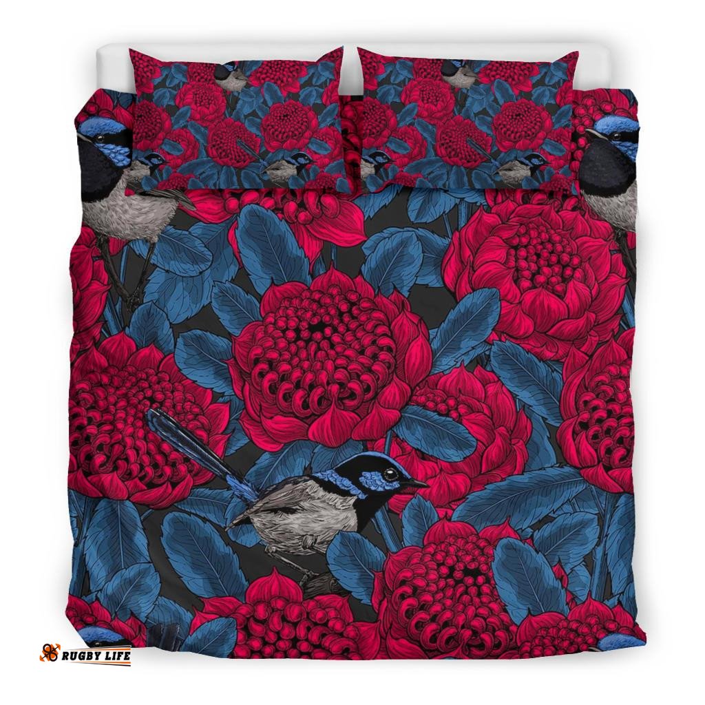 Bedding Sets - Kookaburra Bed Waratah Drawing Painting Sets