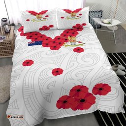 VibeHoodie Bedding Set - New Zealand Anzac Day Army Bedding Set