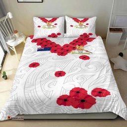 VibeHoodie Bedding Set - New Zealand Anzac Day Army Bedding Set
