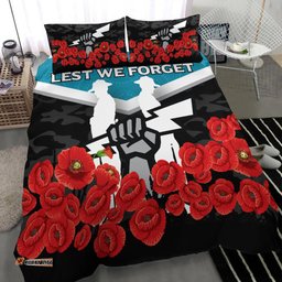 Port Adelaide Power Anzac Day Indigenous Art Bedding Set -