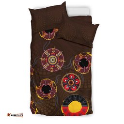 Hawthorn Bedding Set Hawks Indigenous - Brown