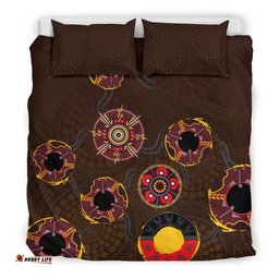 Hawthorn Bedding Set Hawks Indigenous - Brown
