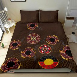 Hawthorn Bedding Set Hawks Indigenous - Brown