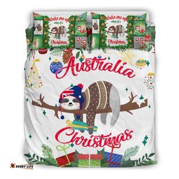 Australia Christmas Bedding Set White - Merry Christmas