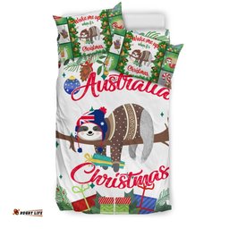 Australia Christmas Bedding Set White - Merry Christmas