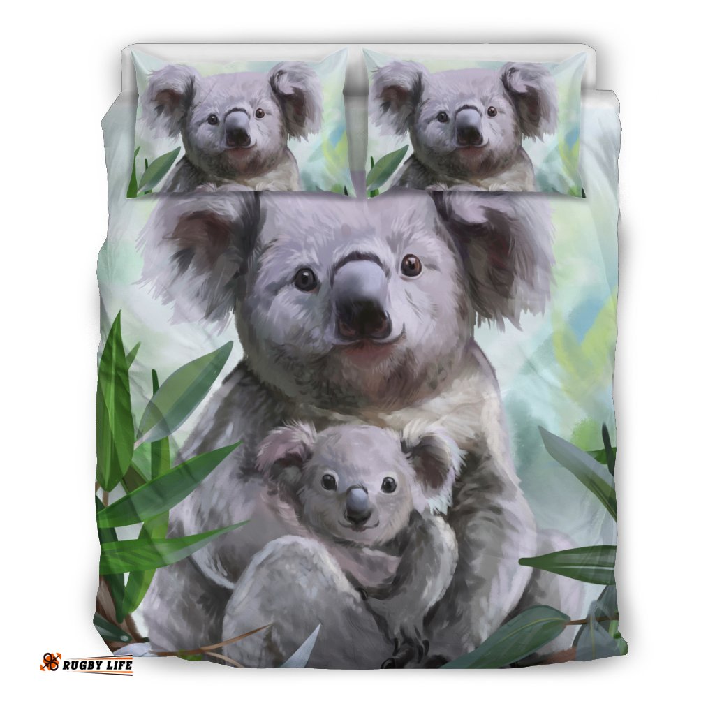 Bedding Sets - Koala Bed Family Happy Painting Sets