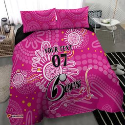Custom Sixers Cricket Indigenous Bedding Set Inspirations