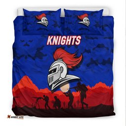 Newcastle Knights ANZAC 2022 Bedding Set Simple Style